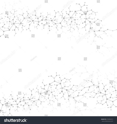 Molecular Concept Neurons Nervous System Scientific Stock Vector ...