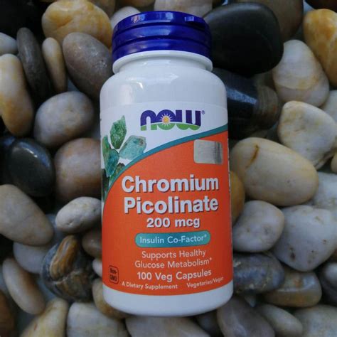Хром (Chromium Picolinate), 200 mcg, 100 капсул