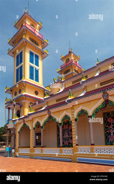 Cao Dai Temple Tay Ninh Vietnam Stock Photo Alamy