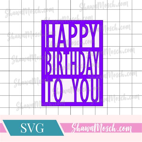 Amazing Birthday Cake Pop Up Card SVG - with 10 numbers