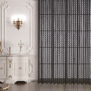 Sheer Curtain Panels Patterned Sheer Drapes, Elegant Design Curtains ...