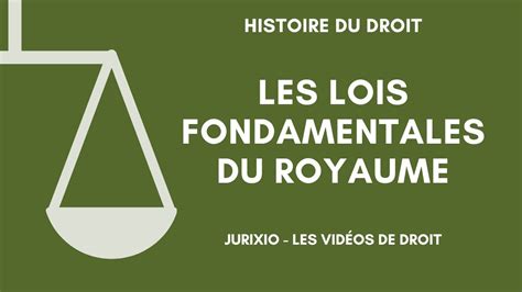 Les Lois Fondamentales Du Royaume Youtube