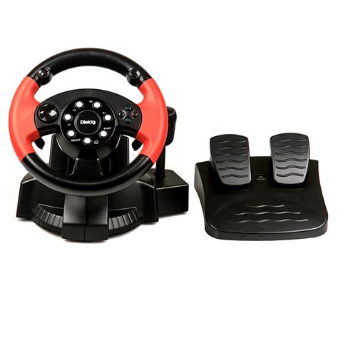 Игровой руль для ПК с вибрацией Dialog GW-125VR