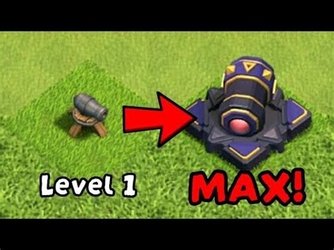 From LEVEL 1 TO MAX In 5 Minutes Clash Of Clans All Defense Towers