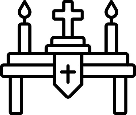 Altar Icon Style 20879533 Vector Art At Vecteezy