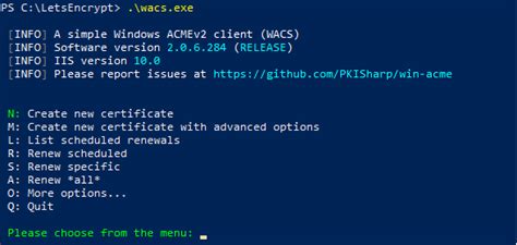 C I T Free Ssl Tls Certificates T Let S Encrypt Trong Iis Tr N