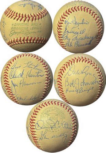 Washington Senators Autographed Signed Oal Reach Baseball