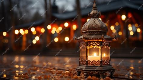 Premium Photo | Arabic lantern HD 8K wallpaper Stock Photographic Image