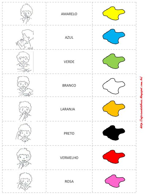 Oficina De Libras Cores Em Libras