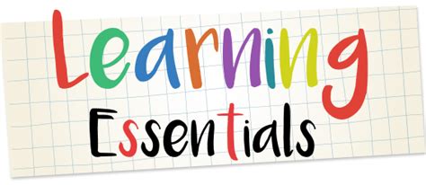 Free Learning Essentials For Grade 1