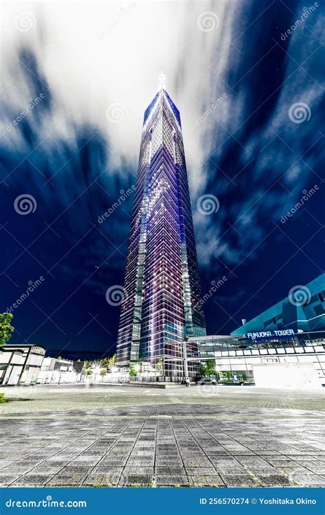 Fukuoka Tower in Fukuoka City, Fukuoka Prefecture, Japan Editorial ...