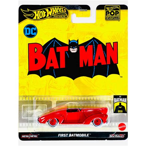 Hot Wheels Premium Batman First Batmobile Hxd