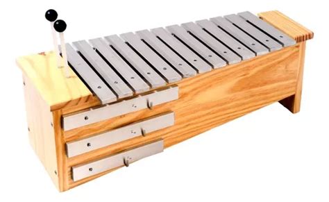 Metalofone Orff Vibratom Afinado Dó c Contralto 13 Teclas