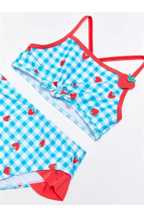 Lc Waikiki Bikini Set White Dobby Trendyol