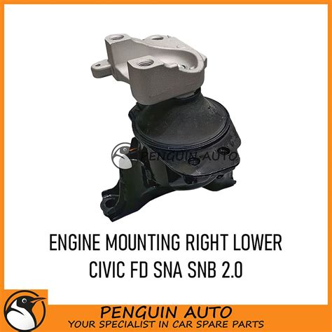 Honda Civic Fd Sna Snb Sng Engine Mounting Right Lower With Bracket