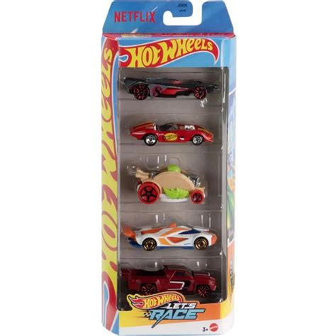 Hot Wheels Netflix Lets Race Coleção Pack 5 Carrinhos Shopee Brasil