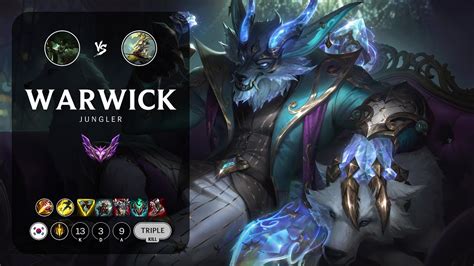 Warwick Jungle Vs Master Yi Kr Master Patch 1313 Youtube