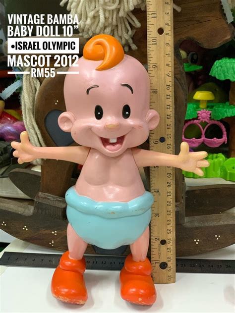 Vintage Bamba Baby Israel Olympic Mascot 2012 Hobbies And Toys