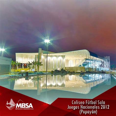 Coliseo Fútbol Sala de los juegos nacionales 2012 en Popayán. Visita