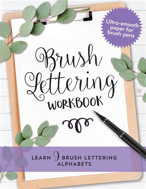 Brush Lettering Workbook Farnsworth Art Museum