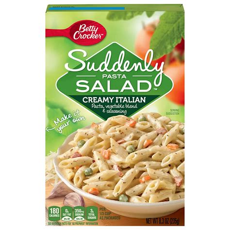 Betty Crocker Creamy Italian Suddenly Pasta Salad Shop Pantry Meals At H E B