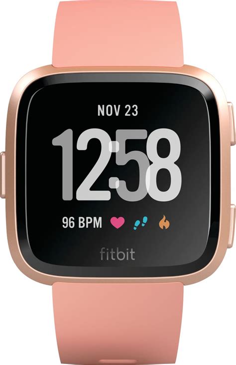 Questions And Answers Fitbit Versa Smartwatch Peach Rose Gold