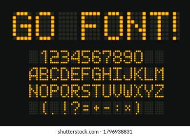 11,374 Led Digital Fonts Images, Stock Photos, and Vectors | Shutterstock