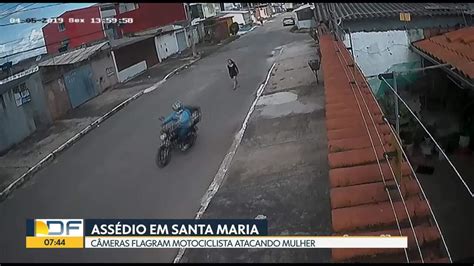 Câmeras de segurança flagram cena de assédio sexual em Santa Maria