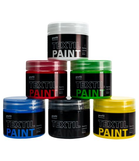 Zestaw Farb Do Tkanin 6 X 50 Ml Textil Paint