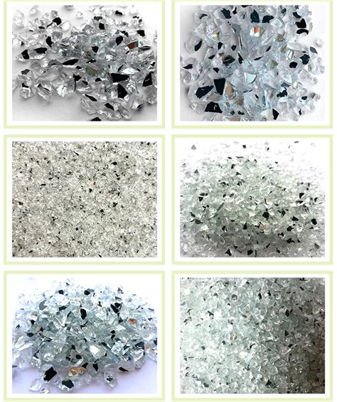 Clear 12 25mm Crushed Mirror Glass Chippings Buy Crushed Mirror