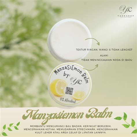 Jual Manzasiemon Soap And Balm By Ysc Sabun Dan Deodorant Alami Atasi