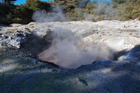 Premium Photo | Waiotapu geothermal Park of Rotorua in New Zealand