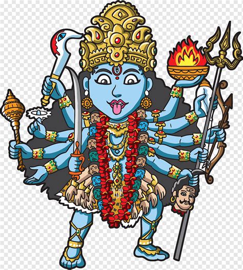 Kali Shiva Hinduism Devi Hindu God Cartoon Flower Fictional