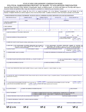 Fillable Online State Of New York Workers Compensation Board Fax Email