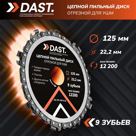 Диск пильный DAST 125x22.2 - купить по низким ценам в интернет-магазине ...
