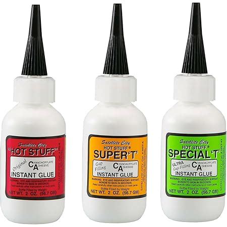 Hot Stuff Special T Thick CA Glue 2oz NCF Quick Aerosol Accelerator 6oz Amazon