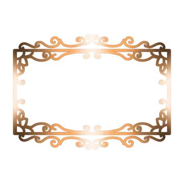 Cadre Dor De Luxe Png Bordure Design Clipart Motif Or Cadre Png Et