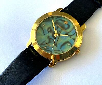 Quemex Quartz Japan Movt Gold Plate Case Men S Wrist Watch Runs EBay