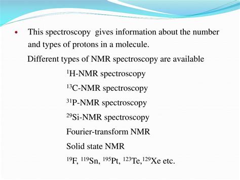 PPT - NMR SPECTROSCOPY PowerPoint Presentation, free download - ID:1411105