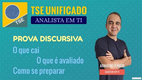 Como Ser A Prova Discursiva Do Concurso Do Tse Unificado Youtube