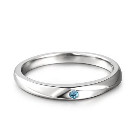 Jeulia Anillo Simple Promesa De Plata De Ley Para Hombre Jeulia Mx