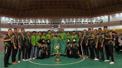 Tim Pencak Silat Pplp Sumut Juara Umum Dalam Kejurda Ipsi Raih