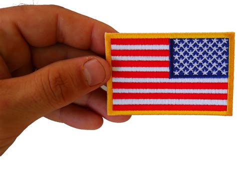 Reversed American Flag Patch Embroidered Patches By Ivamis Patches