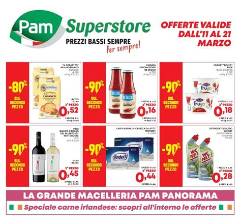 Pam Superstore Prezzi Bassi Sul Volantino Dal 11 03 Al 21 03 2024