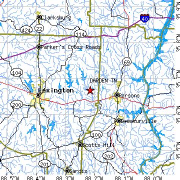 Darden, Tennessee (TN) ~ population data, races, housing & economy