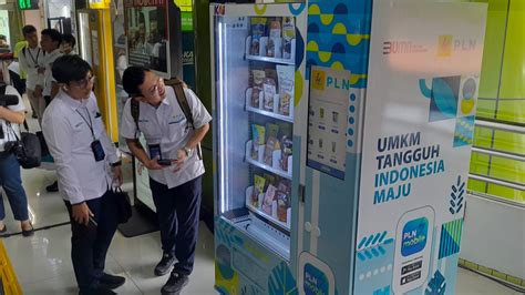 Foto Bantu Pasarkan Produk Umkm Bumn Sediakan Vending Machine Di