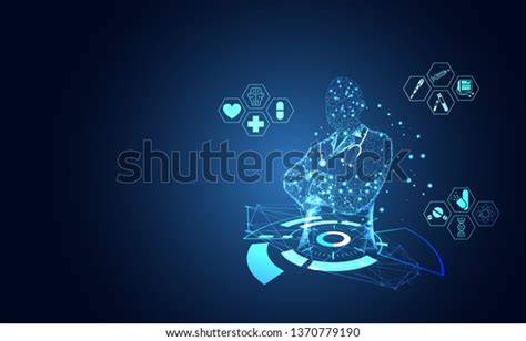 Abstract Health Medical Science Healthcare Icon Stock Vector Royalty