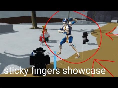 Golden Bizarre Adventures Sticky Fingers Showcase Youtube