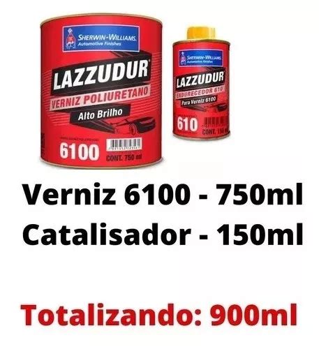 Verniz Pu Automotivo Lazzuril Ml Sherwin Williams