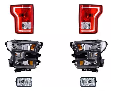 Paq Calaveras Y 4 Faros F 150 2015 2017 Depo Envío gratis